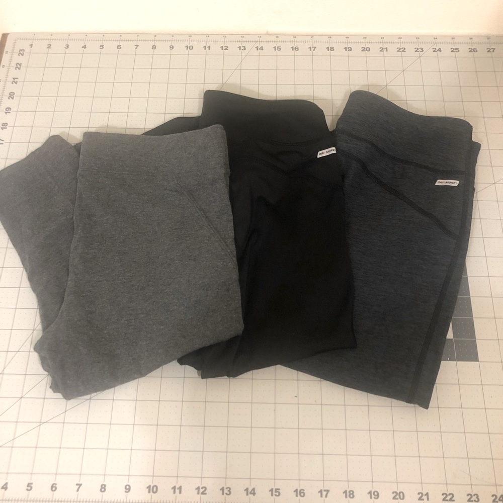 Lot of 3 Danksin 3/4th Workout Pants Size XS-S